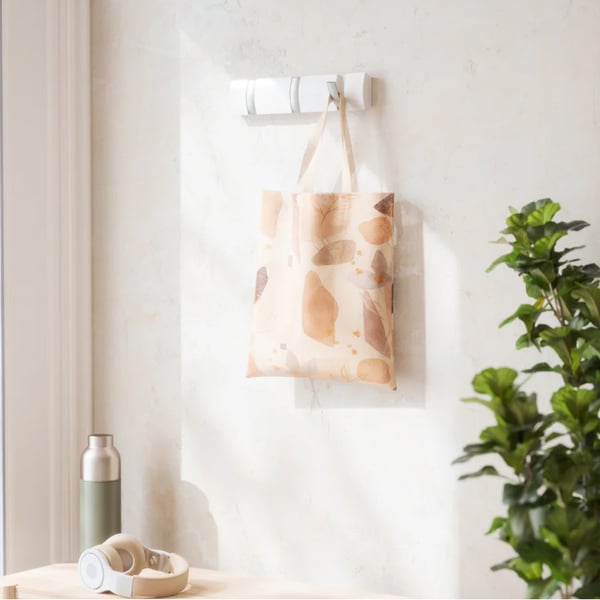 Κρεμάστρα με 3 άγκιστρα Flip White  318853-660